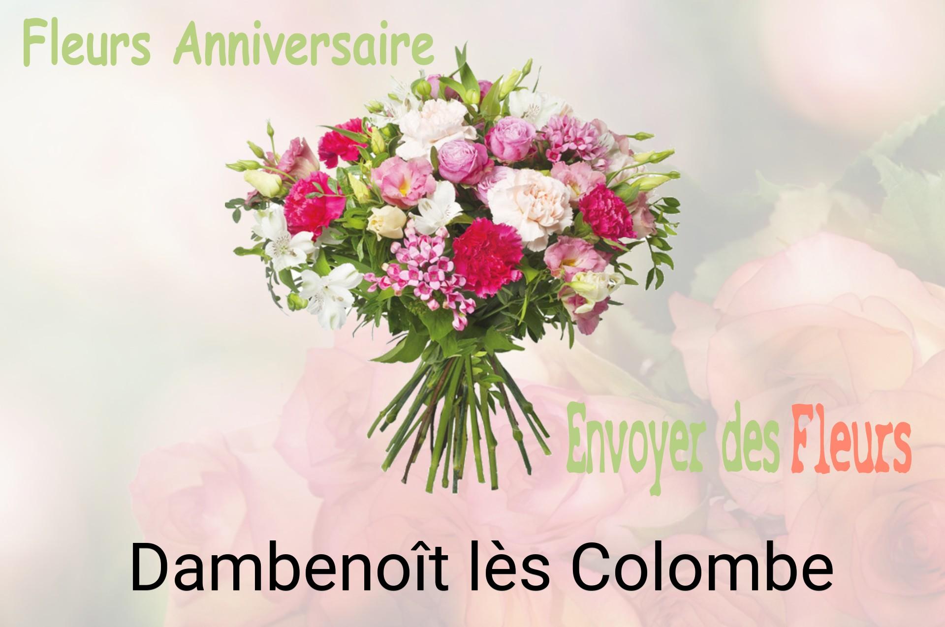 Bouquet de fleurs d’anniversaire livré à Dambenoît-lès-Colombe