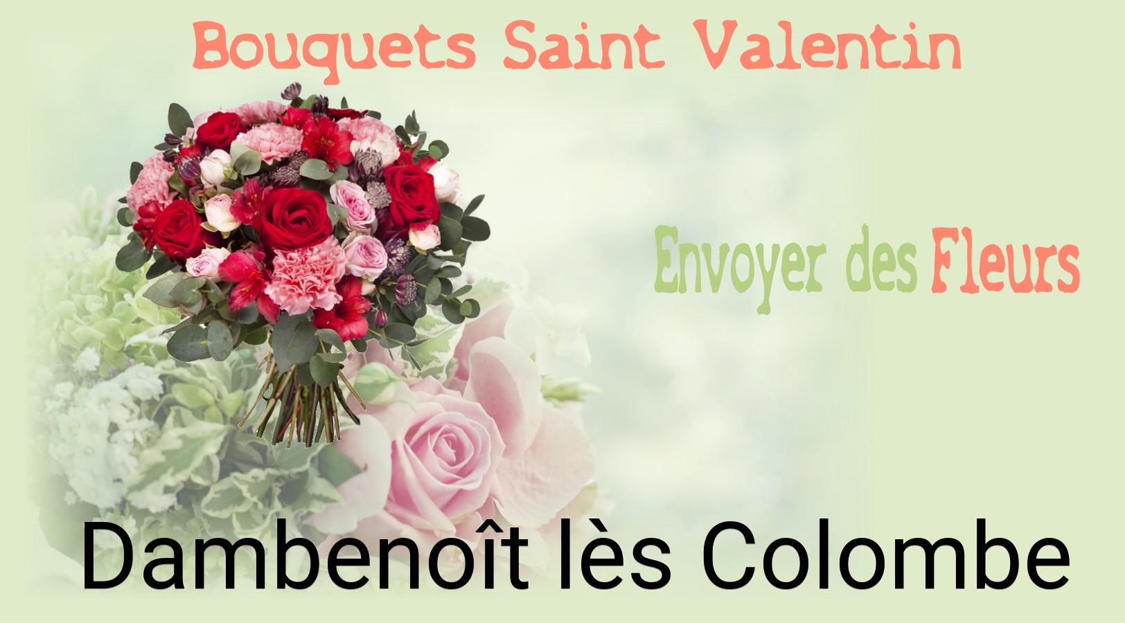 Roses de Saint-Valentin livrées à Dambenoît-lès-Colombe